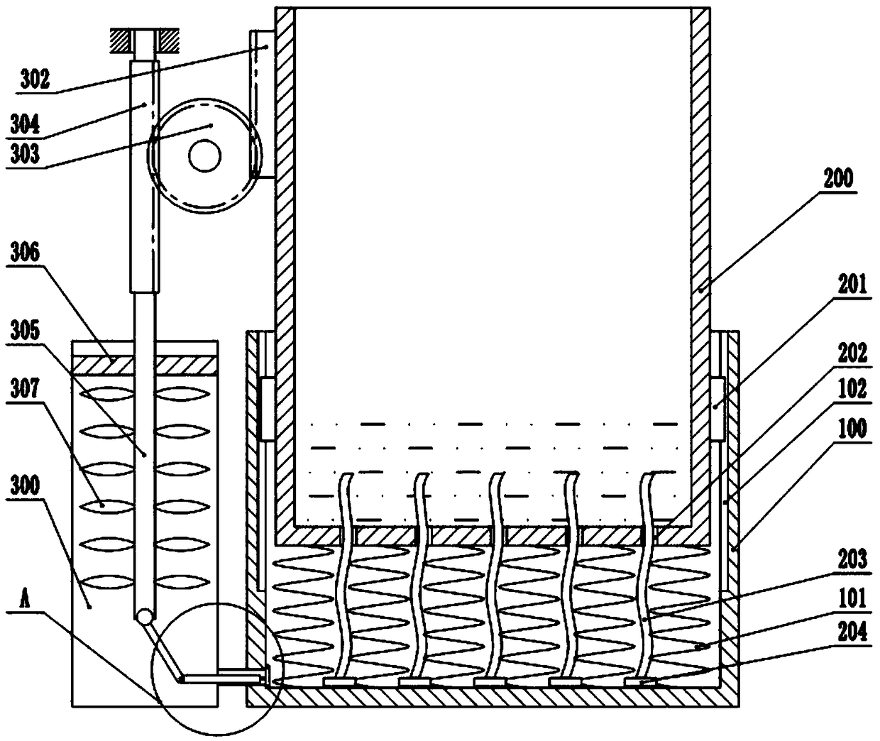 Luolong radix codonopsis seedling culture device