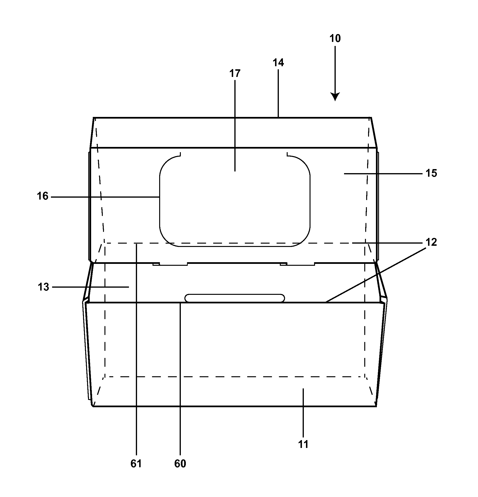 Lid assembly for shipping container