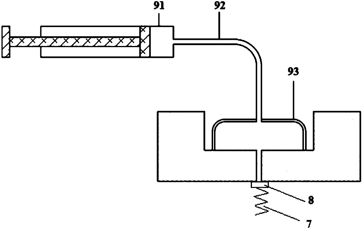 Chemiluminescent detection microfluidic chip and chemiluminescent detection microfluidic chip system and application thereof