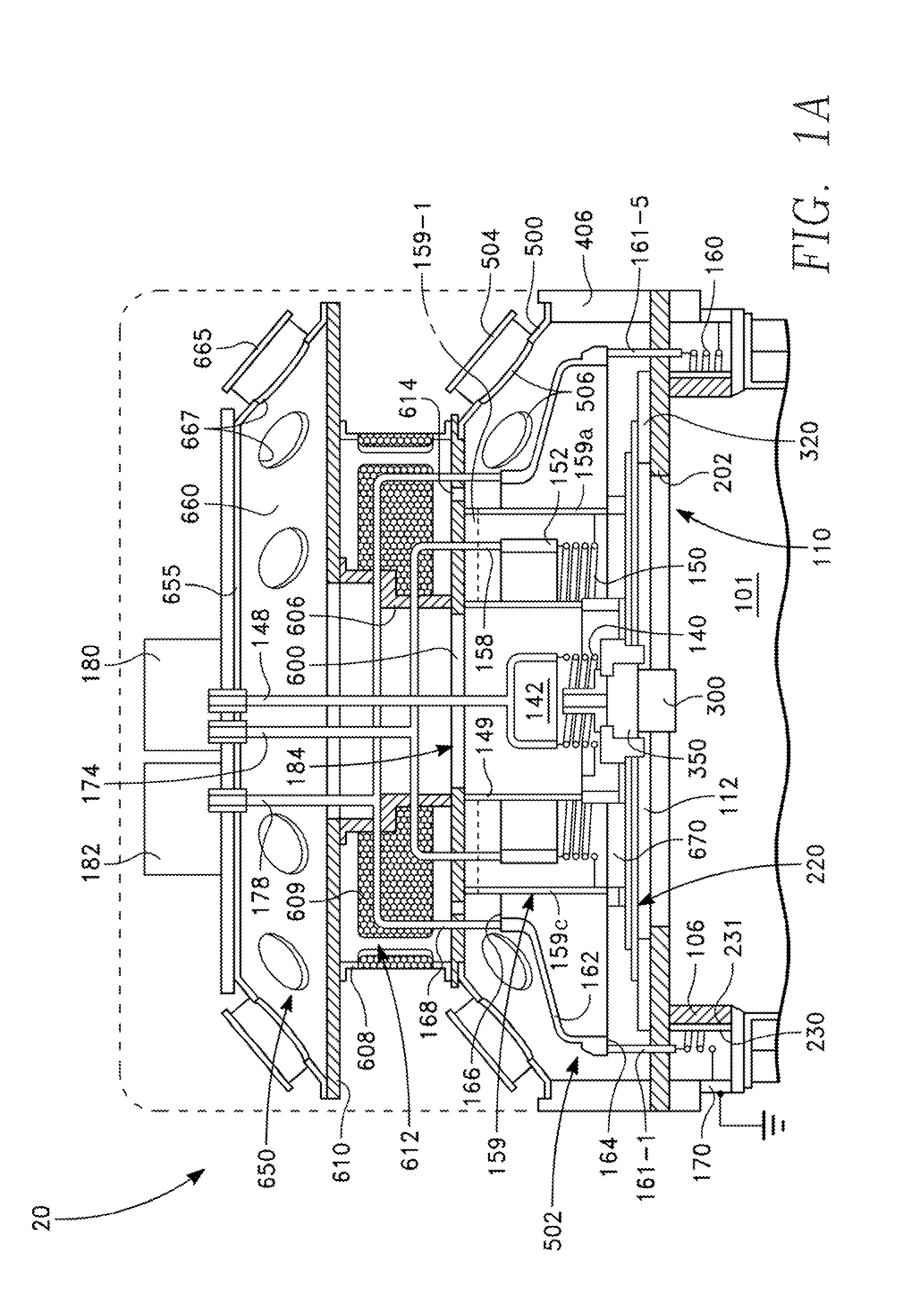 Inductively coupled plasma source with multiple dielectric windows and window-supporting structure