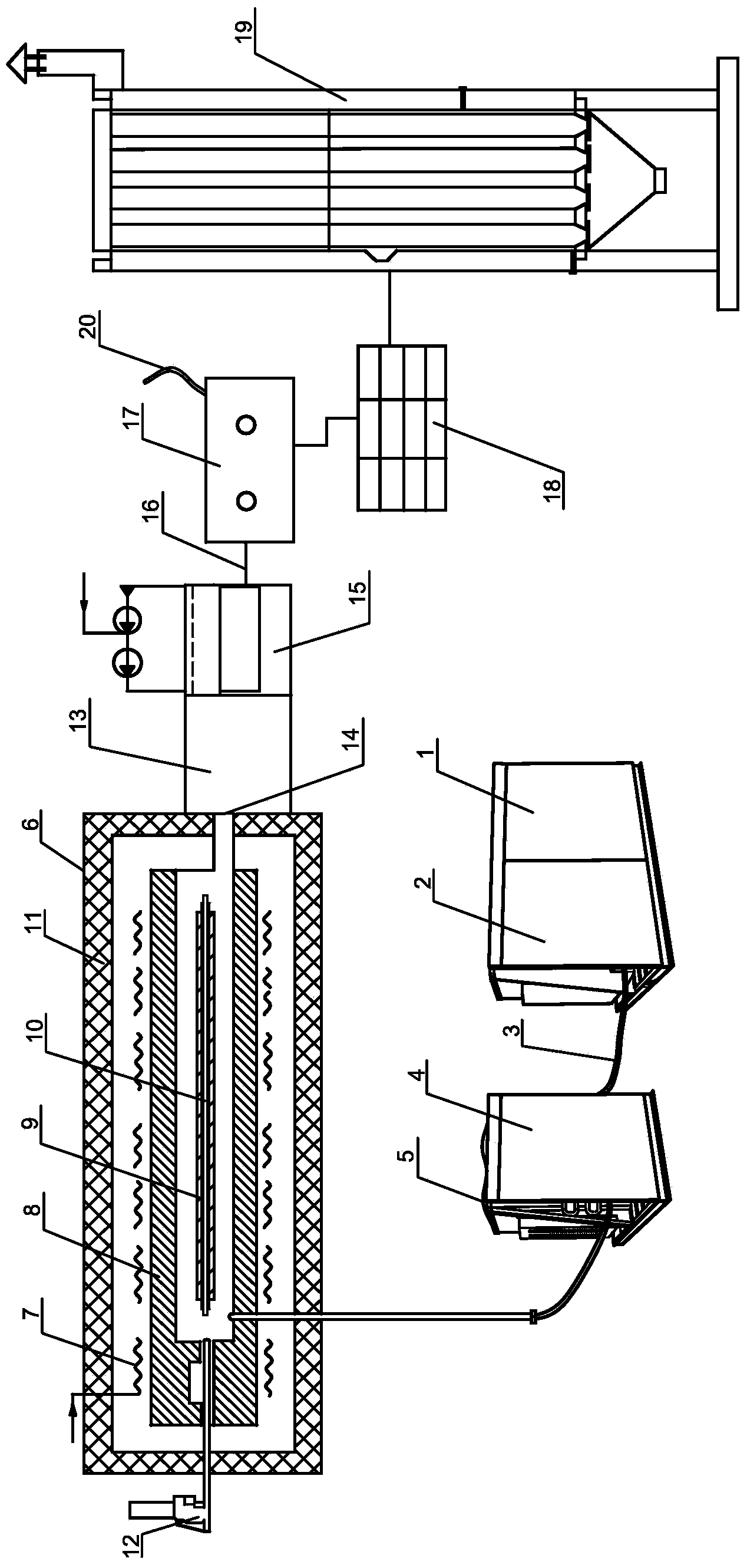 Rare-earth alloy permanent magnet material preparation device and technique