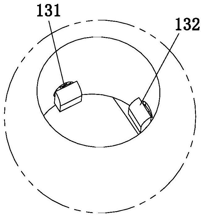 An electrode rod cleaning device for electrolytic aluminum