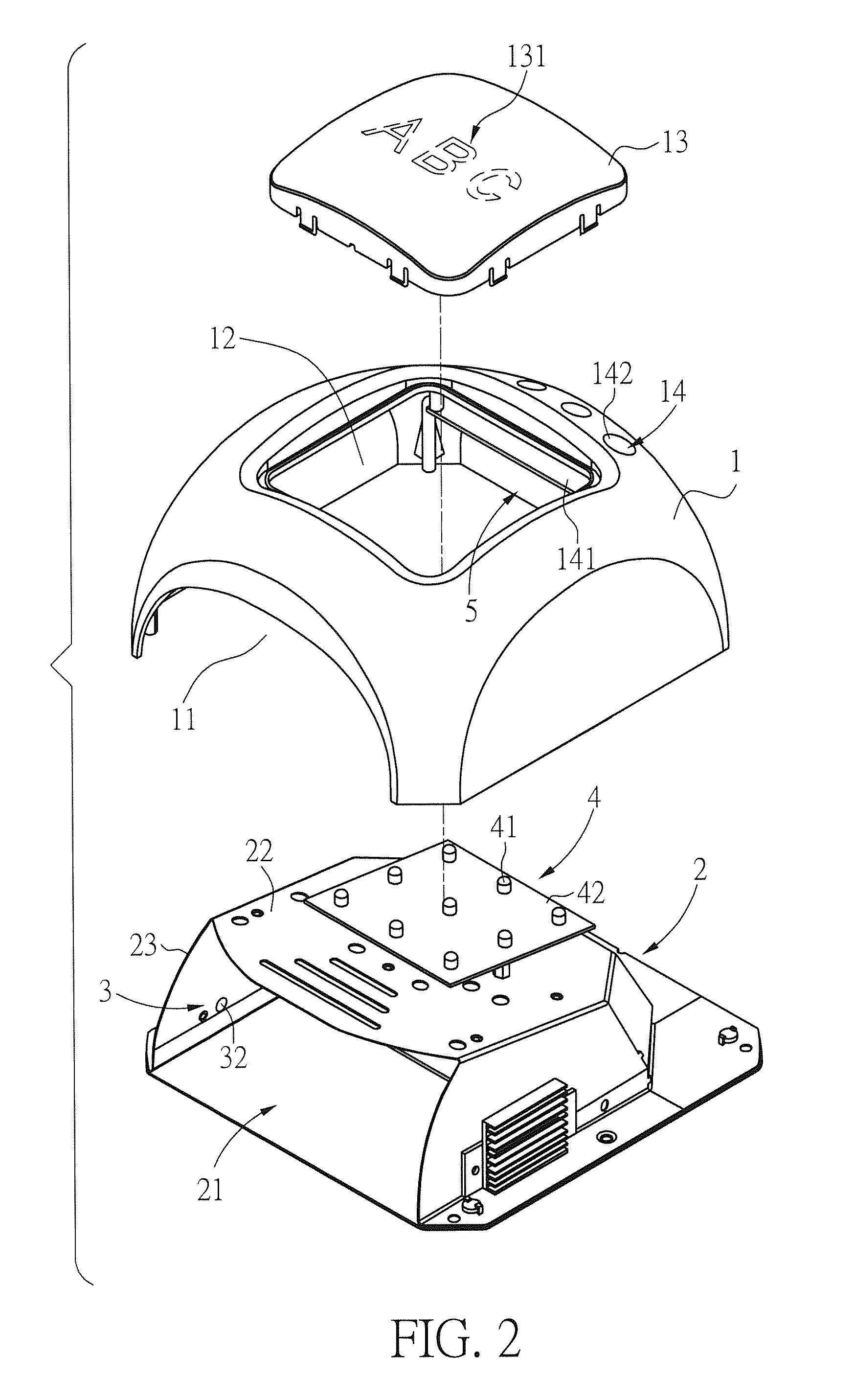 Artistic nail polish curing apparatus