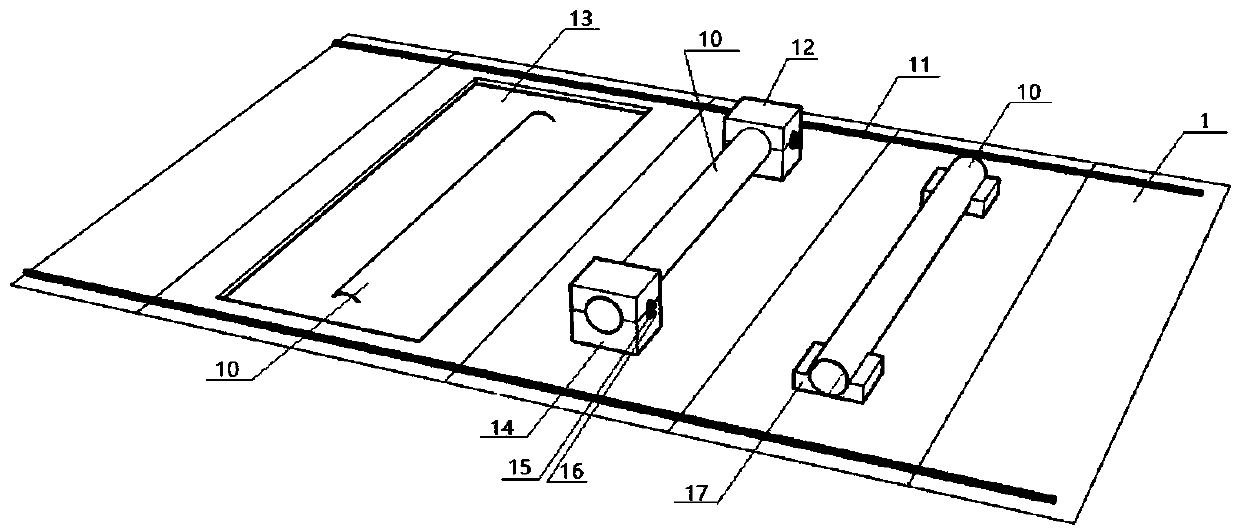 Simulation test method for falling impact of submarine pipeline