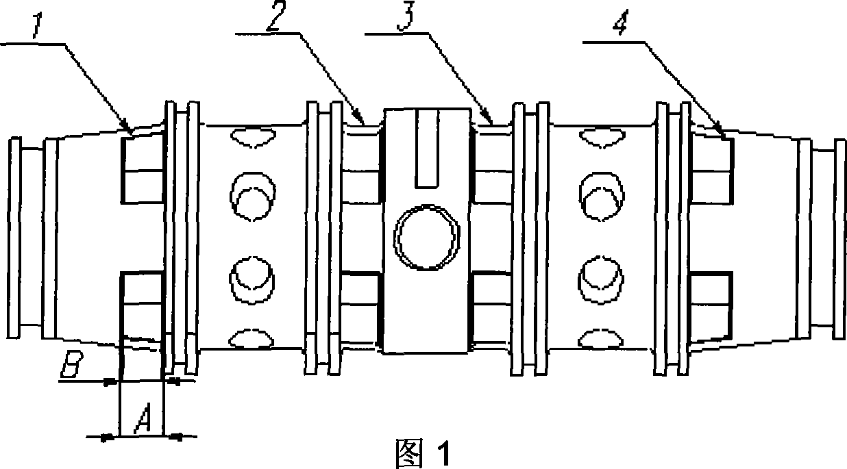 Valve housing used for opening square hole on electro-hydraulic servo valve in steam turbine power generation and processing method thereof