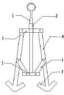 Wheel hub hoisting fixture