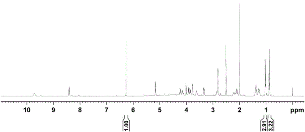 Method for rapidly measuring purity of bulk pharmaceutical chemical of lincomycin hydrochloride on basis of hydrogen-nuclear magnetic resonance