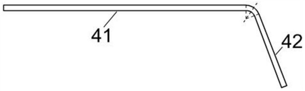 Multi-pass rolling type sheet flexible flanging forming method