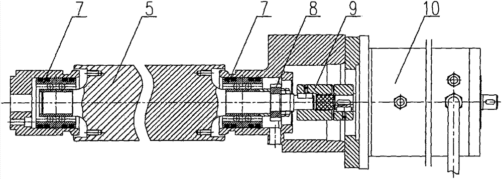 Press roll for filament winding head