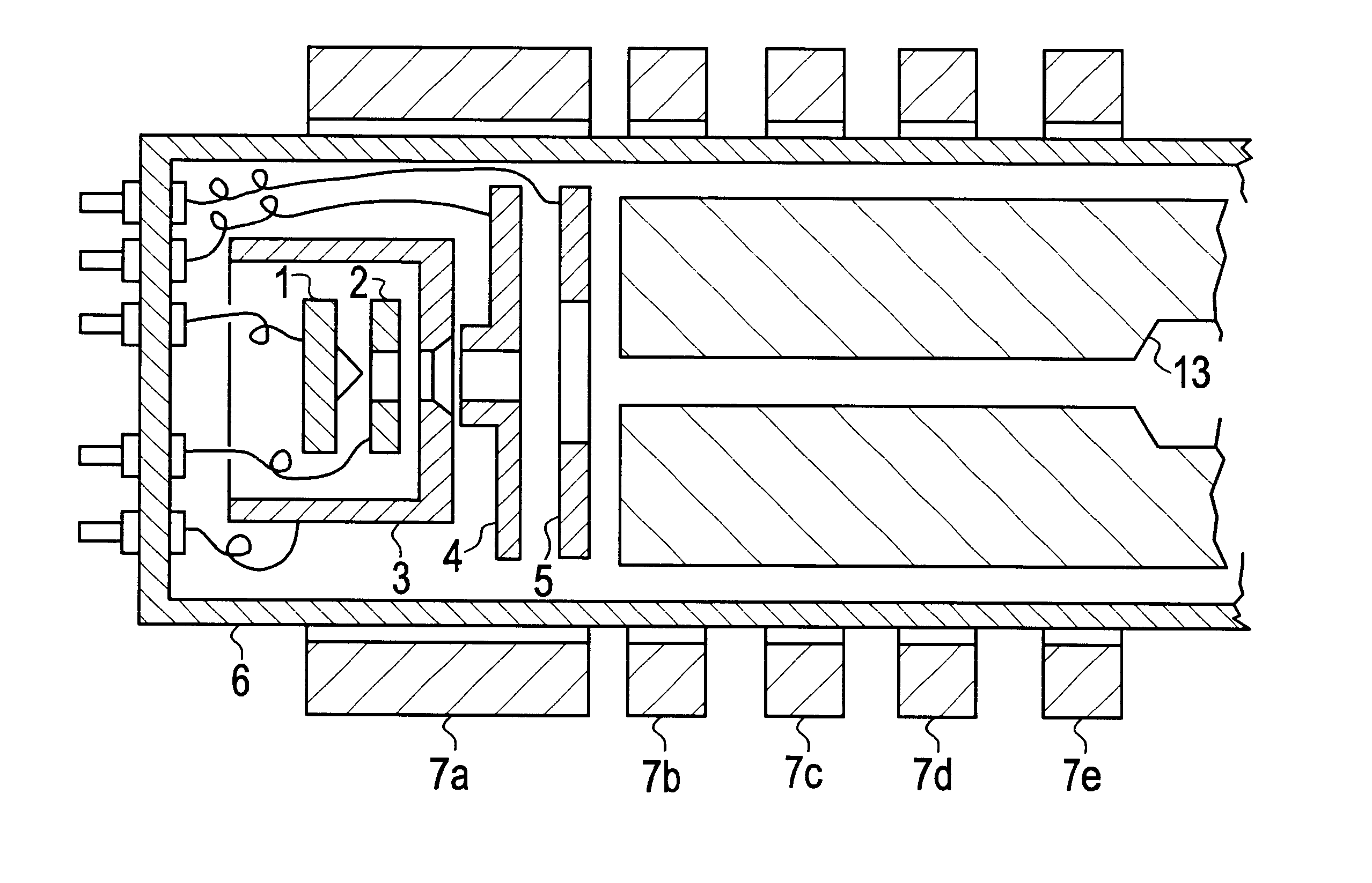 Cold cathode electron gun