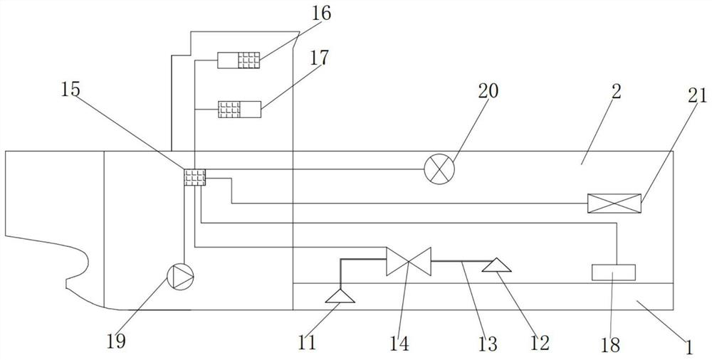 Use method of ship residual stability improvement system