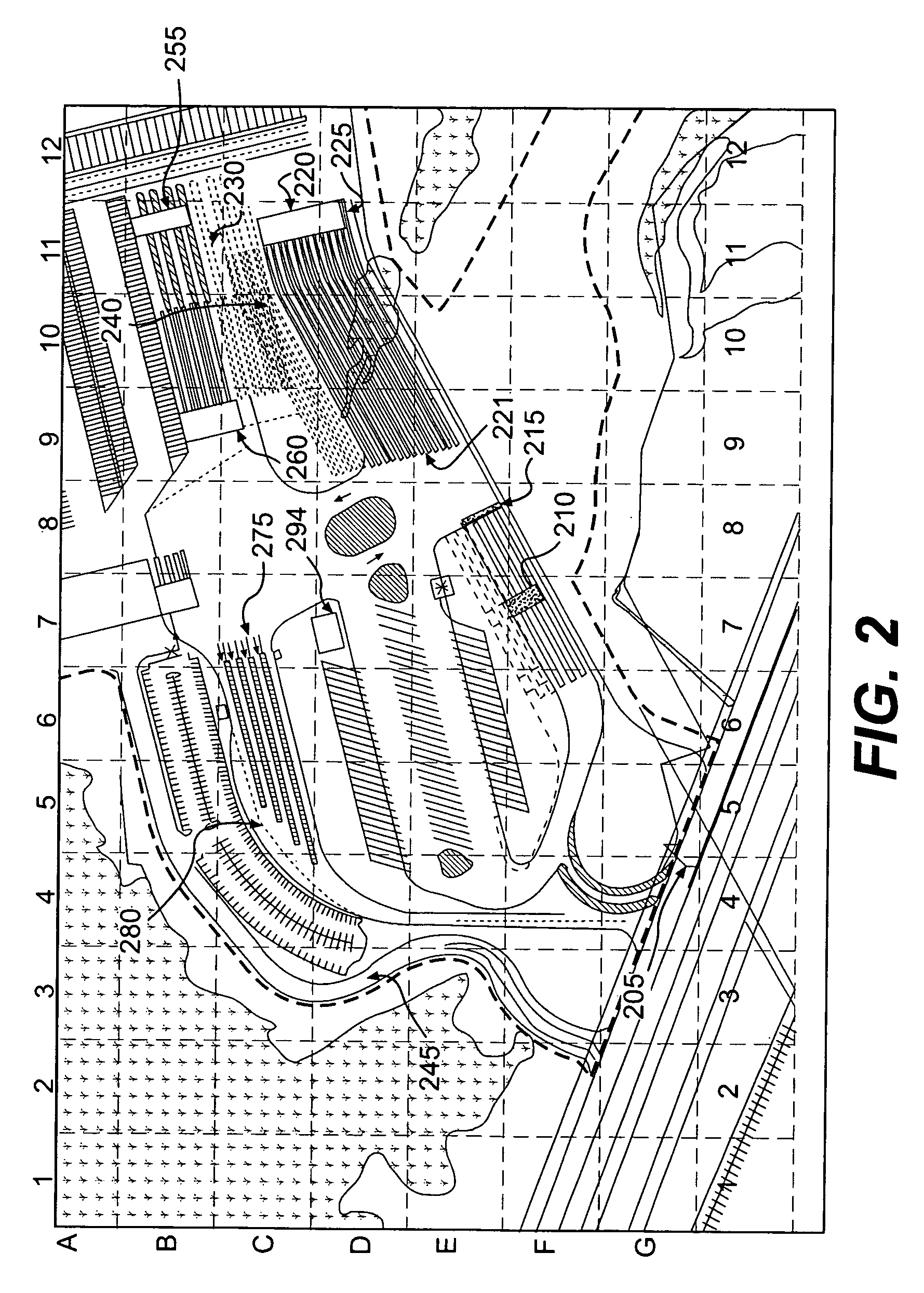 System and process for improving container flow in a port facility