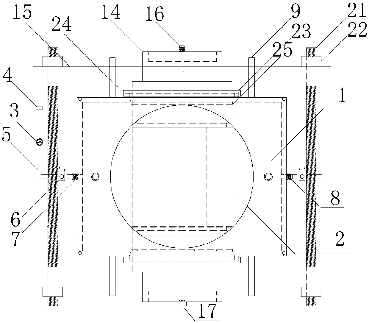 Apparatus and method for chemical-stress coupling test of single fracture rock mass