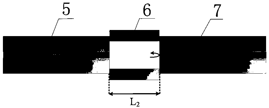 Hybrid sensor based on vernier effect of parallel structure and manufacturing method thereof