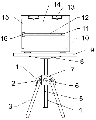 Stable and adjustable drawing board for art design