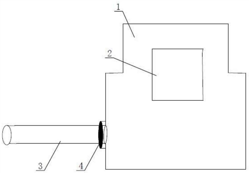 Universal sealing device for distribution box and cabinet type wire inlet and outlet