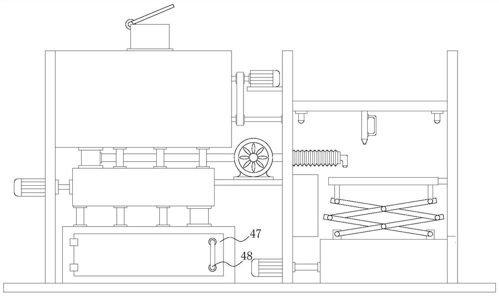 A decorative edge filling device for garment production and processing