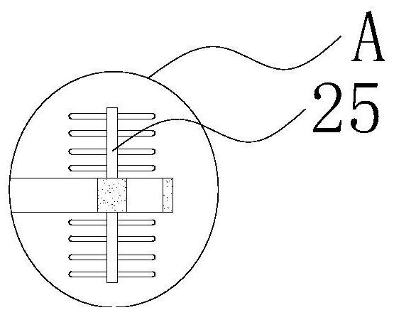 A decorative edge filling device for garment production and processing