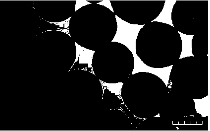 Ferroferric oxide @ silicon dioxide magnetic single-hole hollow microsphere and preparation method thereof