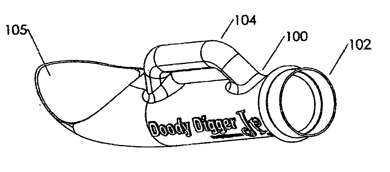 Device for the collection and disposal of animal waste