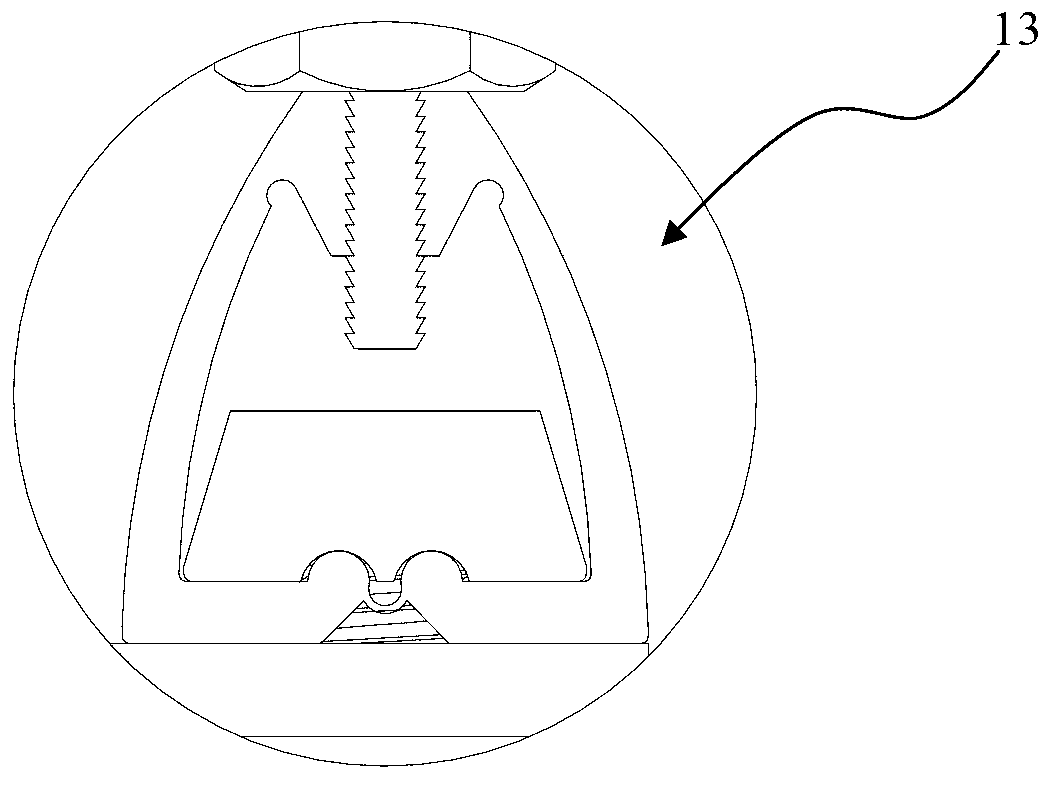 Structure for mounting stone and method for mounting stone