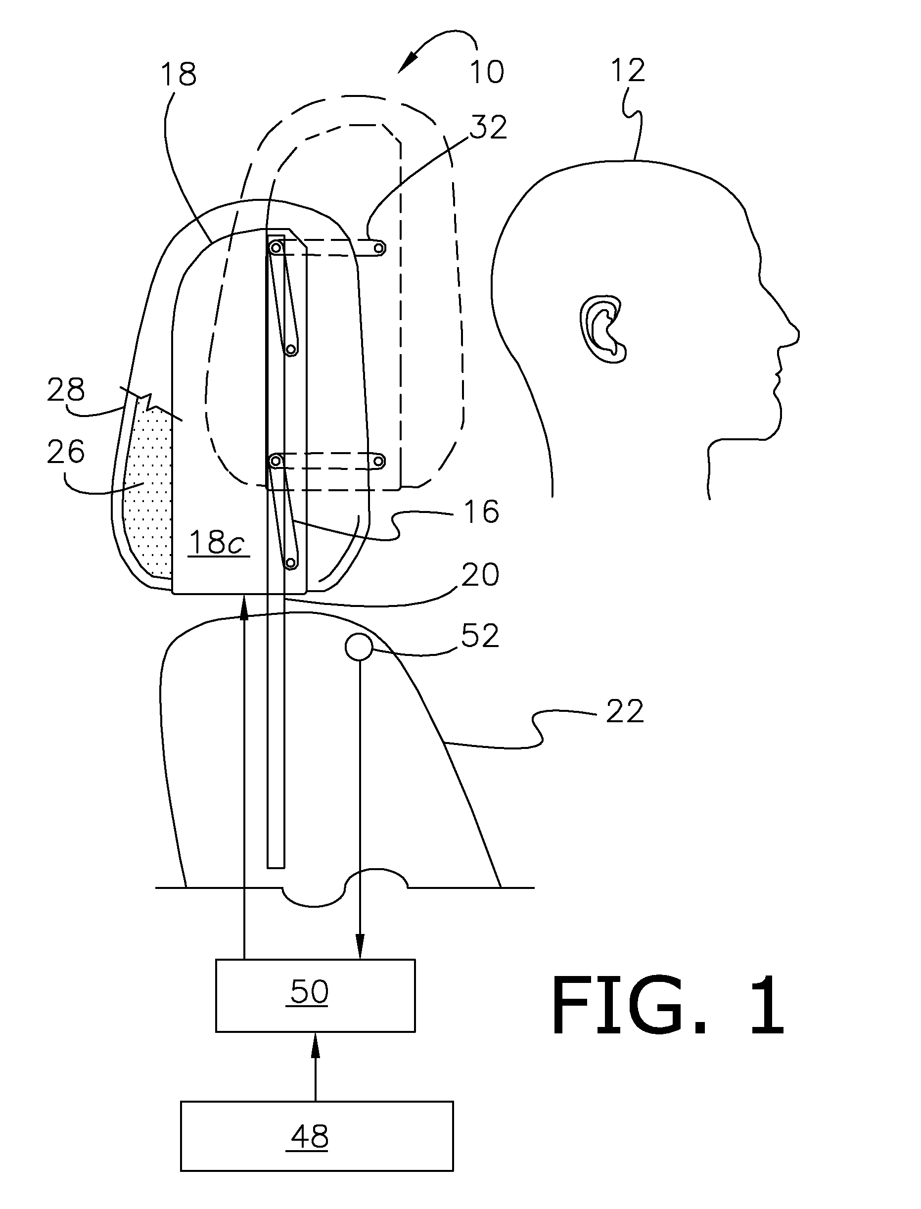 Active head restraint utilizing solenoid activation and bar linkage transmission