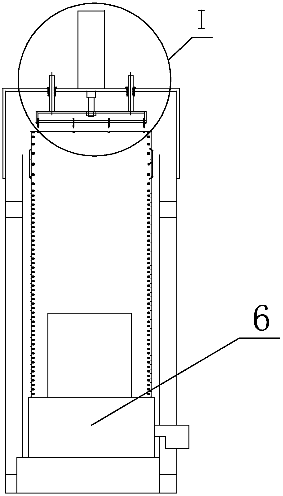 Husking device capable of maintaining rice germs being complete in processing process