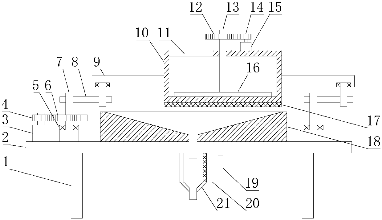 A high-efficiency hinge deburring device