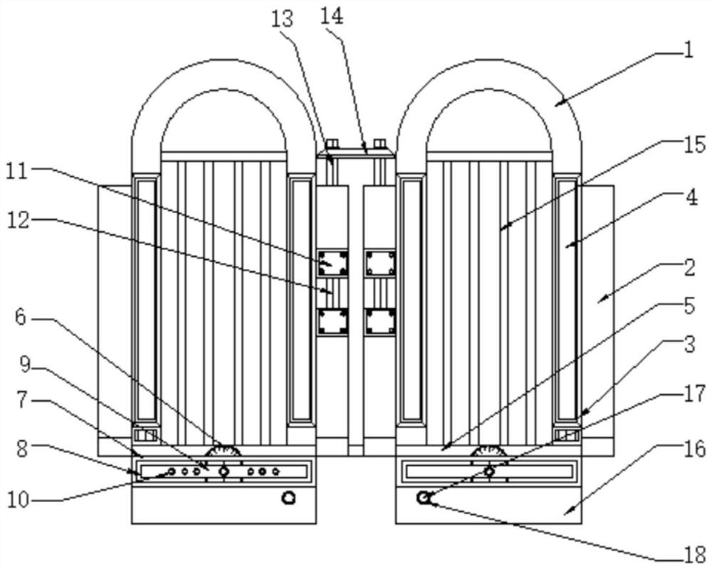 Protective barrier for road and bridge construction and mounting mechanism thereof