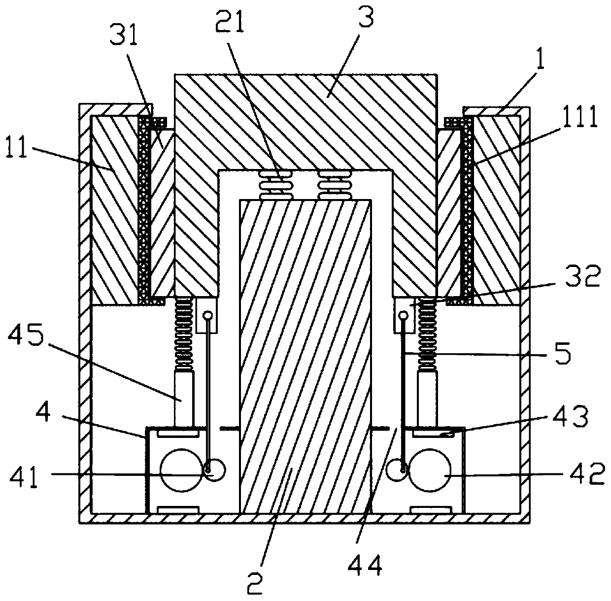 Vibrating machine used for processing concrete