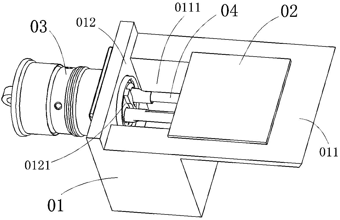 Connector assembly and equipment box