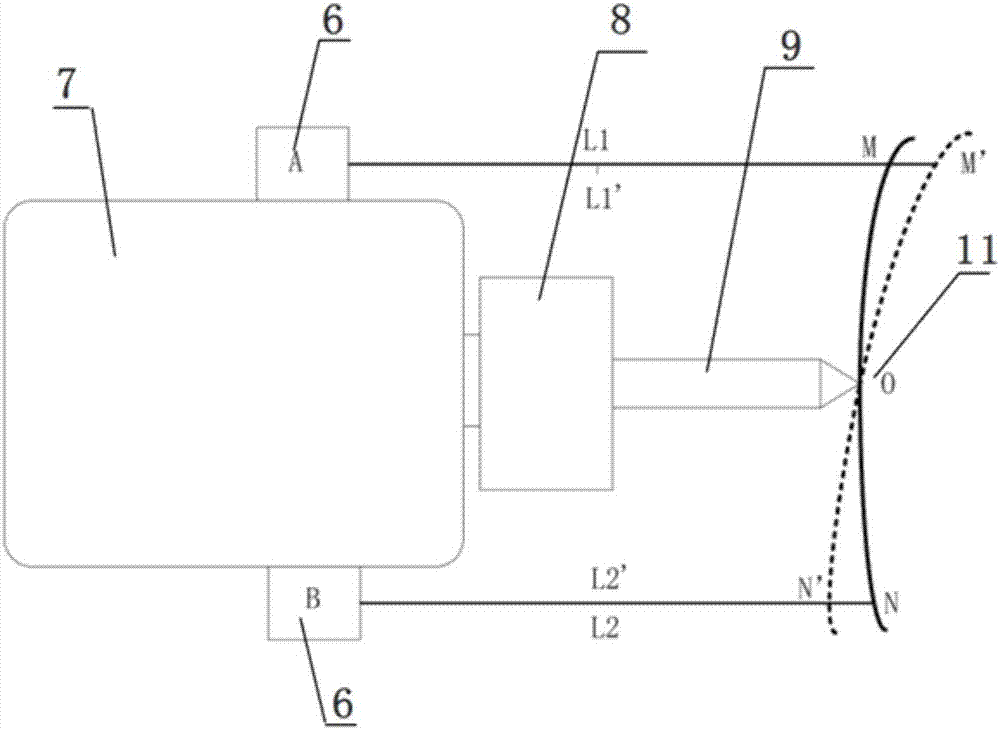 Drilling perpendicularity monitoring system