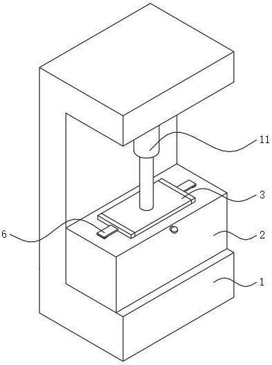 Carbon fiber composite material U-shaped frame, U-shaped frame forming mold and U-shaped frame forming method