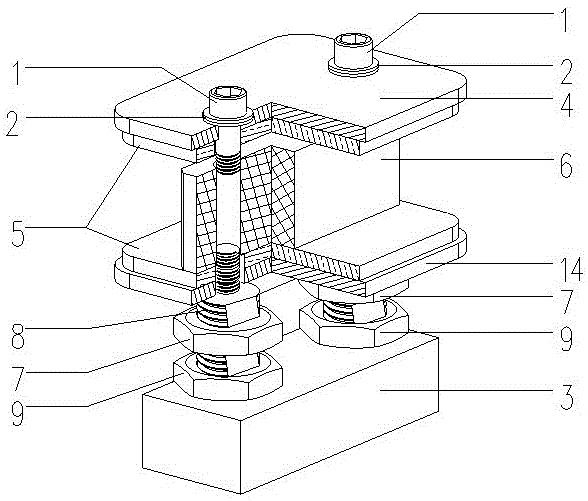 Free-form surface lighting top glass clamp