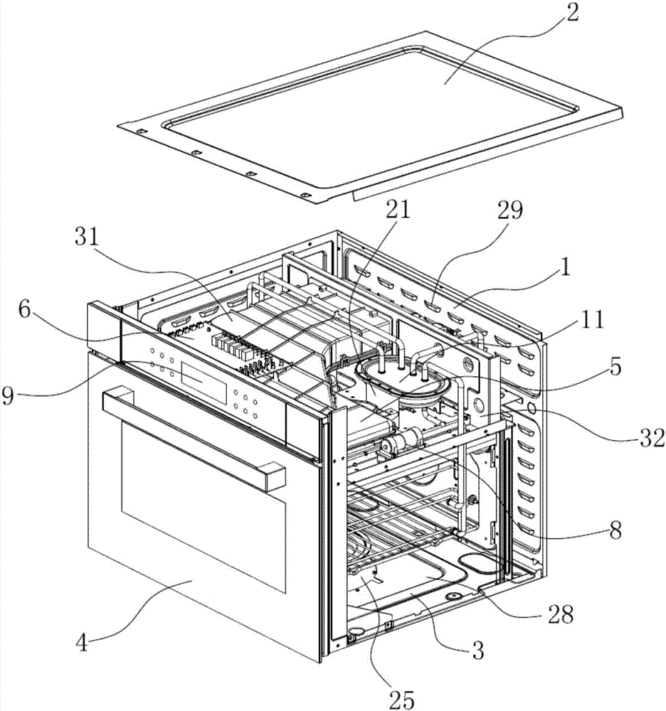 Dual-engine multi-dimensional-steam electric steaming box