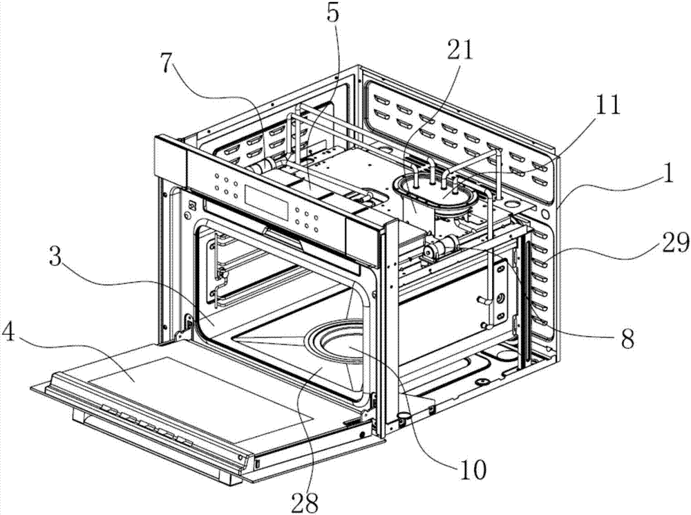 Dual-engine multi-dimensional-steam electric steaming box