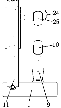 Intensity adjustable steel piece bending resistance detecting device facilitating limiting