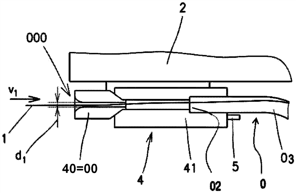 Suction device for a service robot for a yarn manufacturing textile machine, a service robot, and a textile machine