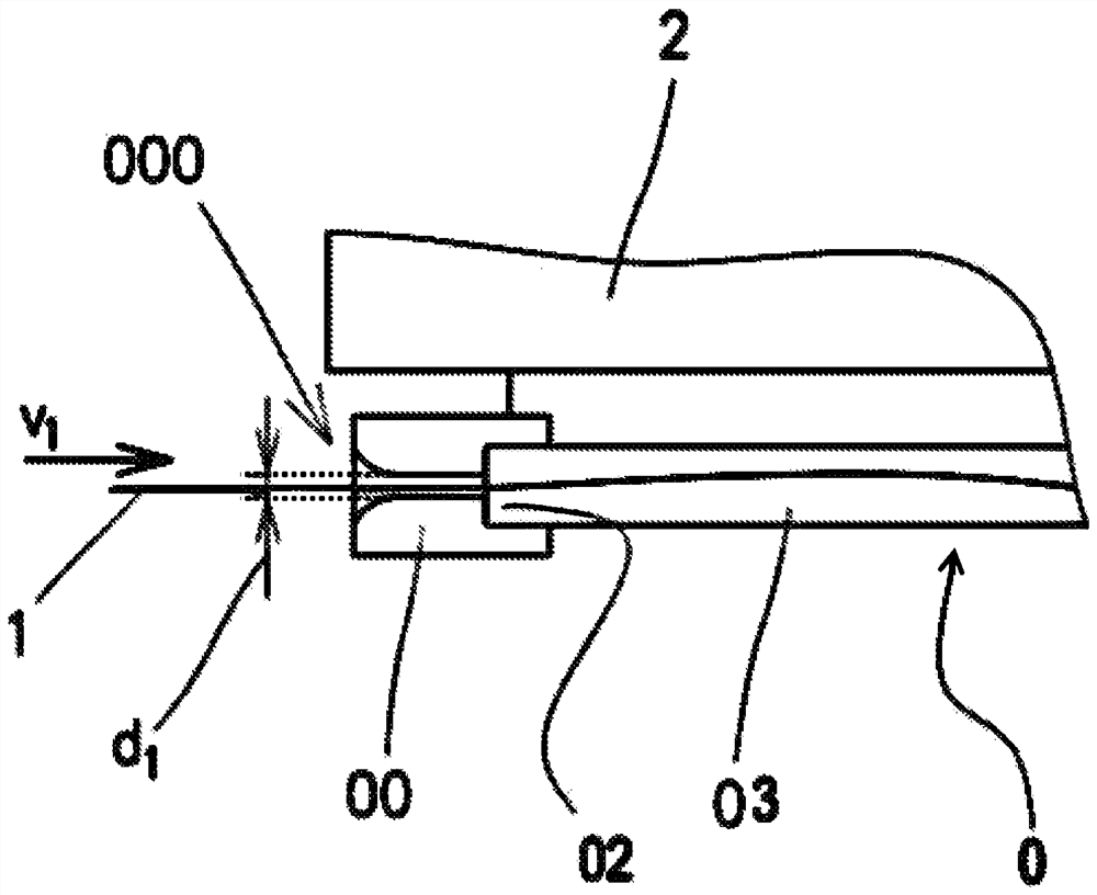 Suction device for a service robot for a yarn manufacturing textile machine, a service robot, and a textile machine