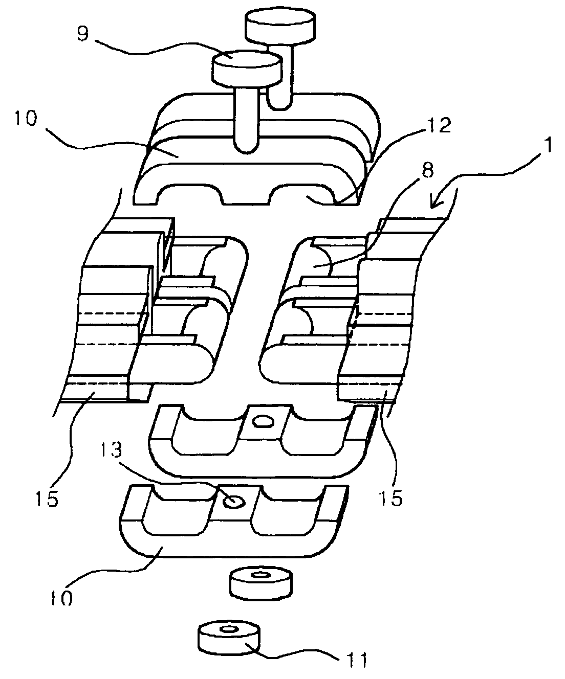 Separable Rubber Track of Tank