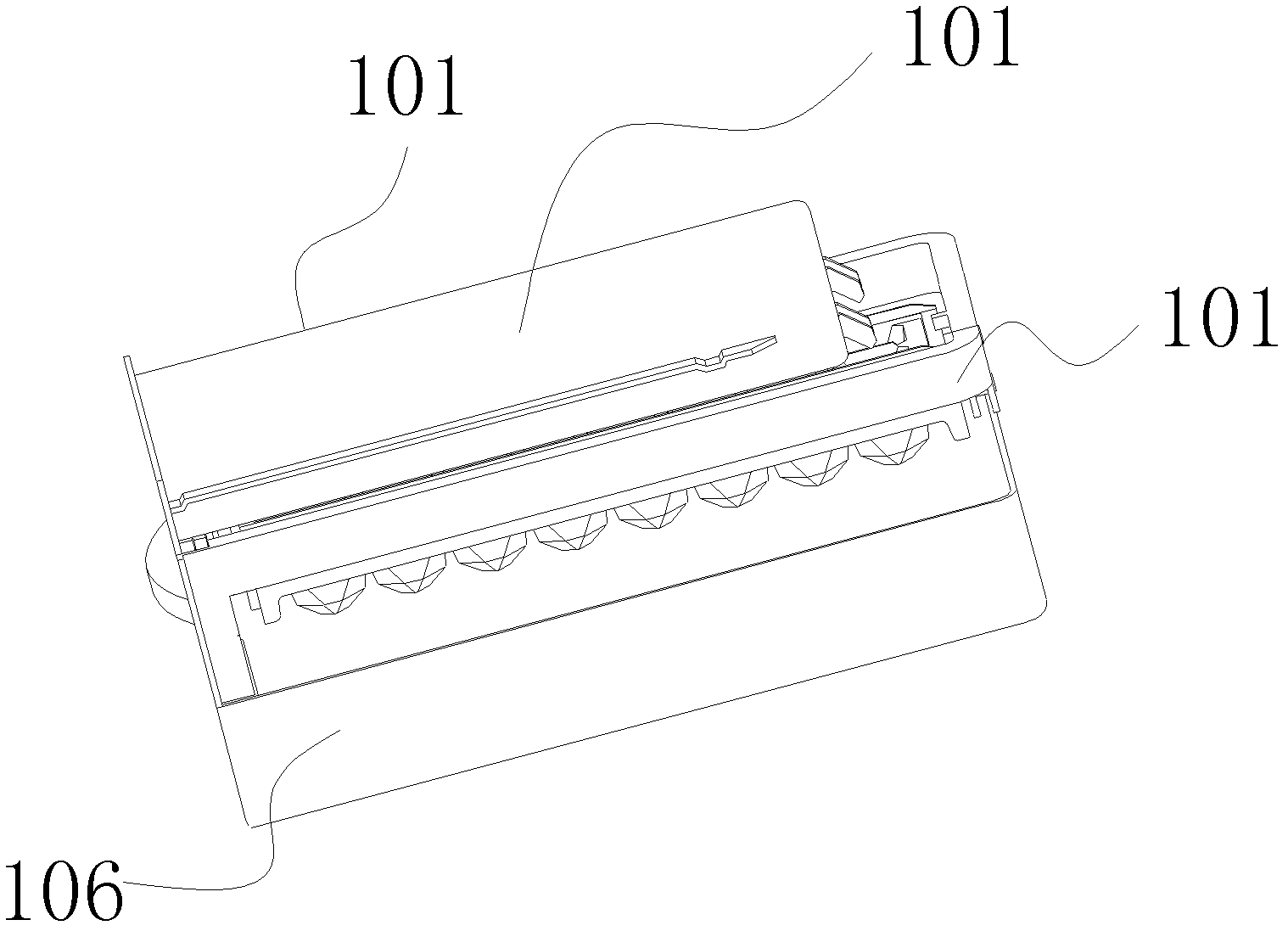 Manual ice maker and refrigerator