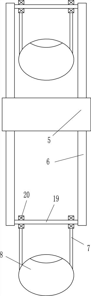 A kind of pediatric baby sleeping cradle