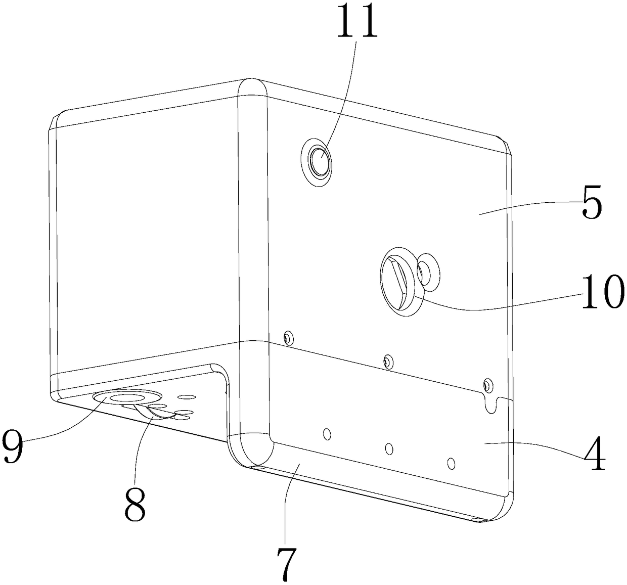 Crane track detecting device