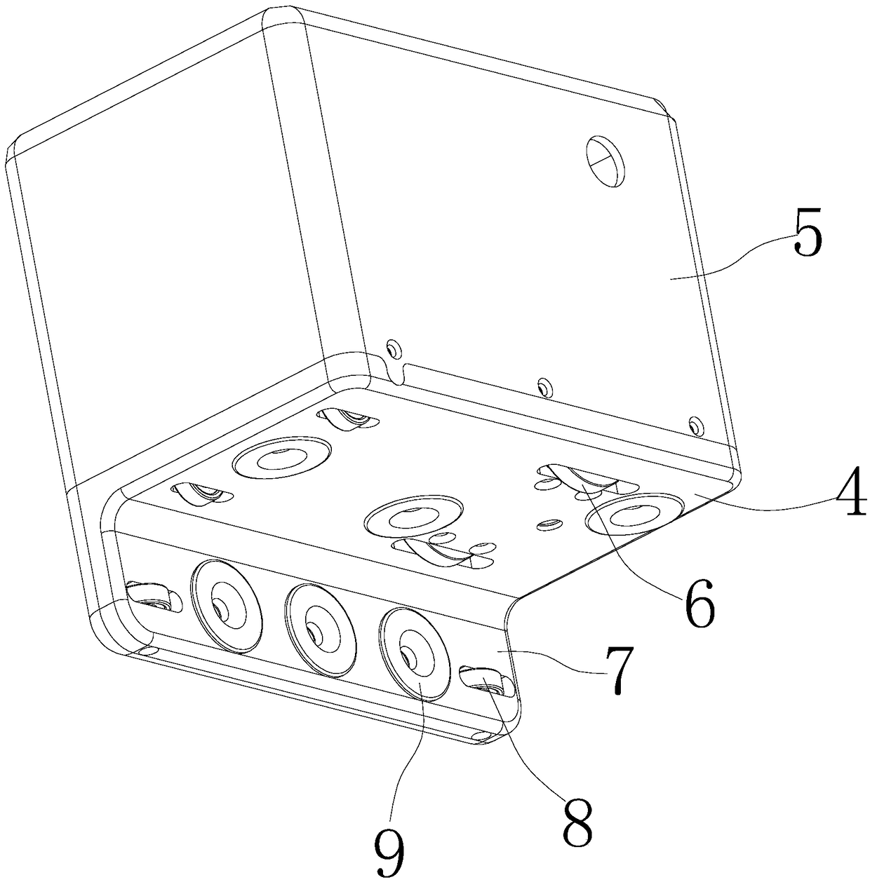 Crane track detecting device