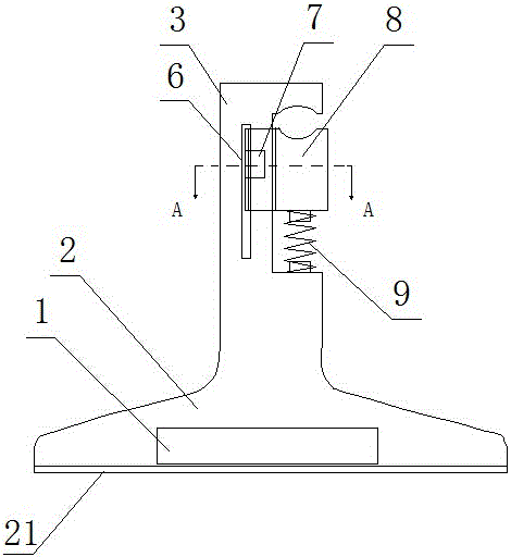 On-site calibration test line self-priming cable management clip