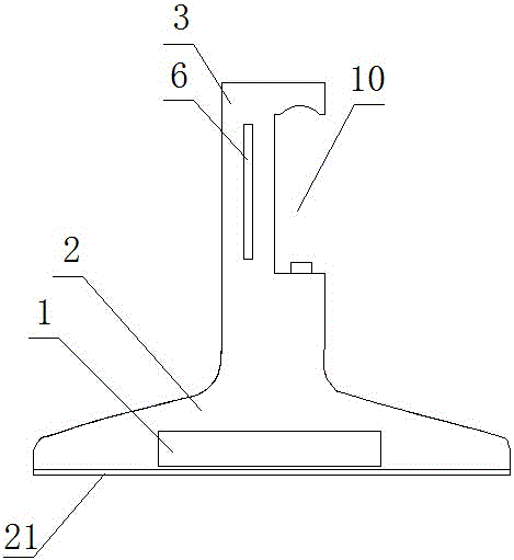 On-site calibration test line self-priming cable management clip