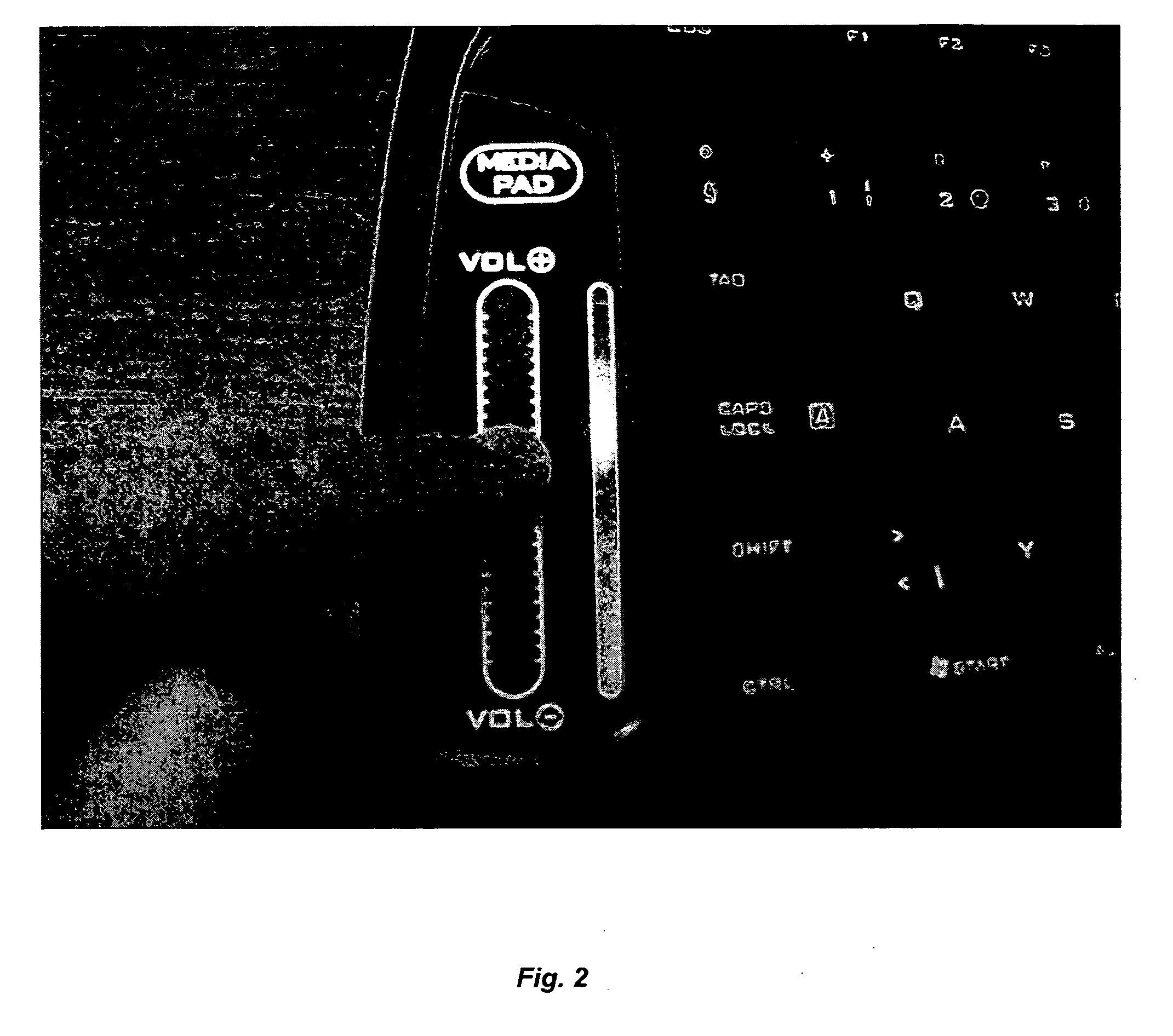 Optical slider for input devices