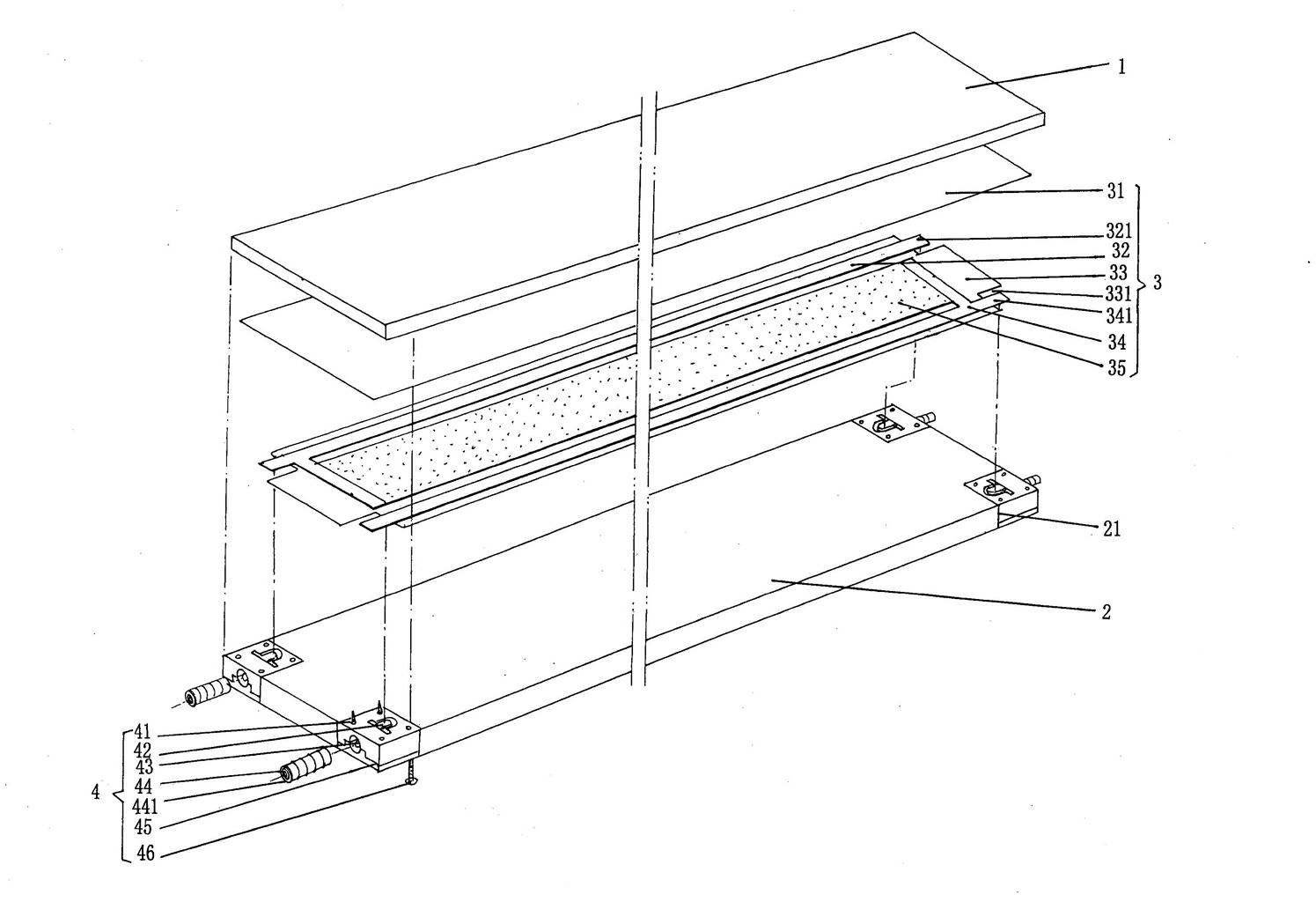 Split-type laminate composite underfloor heating floor