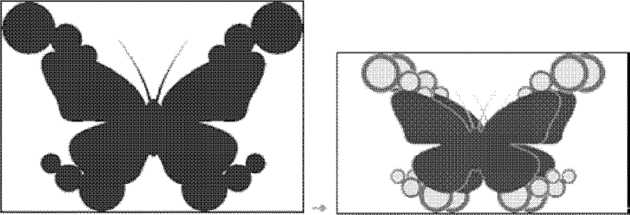 Method for making gradually-changing 3D (three-dimensional) video special effect