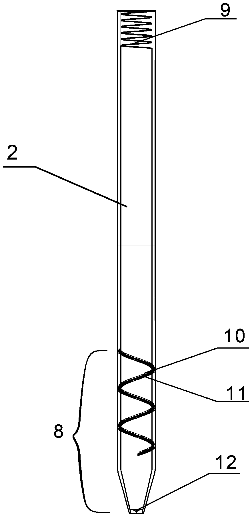 Pen-holder design of gel pen without pen cap